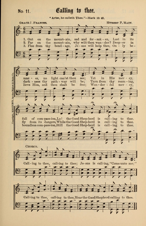 Gospel Melodies New and Old: For use in the Universalist Church page 11