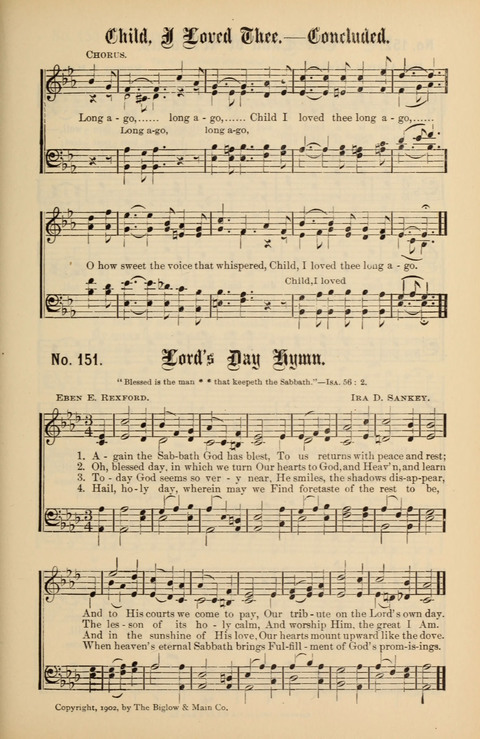 Gospel Melodies New and Old: For use in the Universalist Church page 135