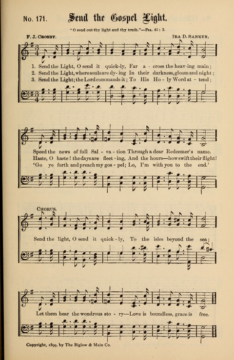 Gospel Melodies New and Old: For use in the Universalist Church page 155