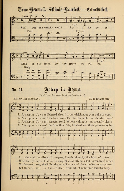 Gospel Melodies New and Old: For use in the Universalist Church page 21