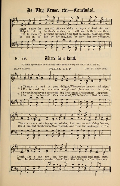 Gospel Melodies New and Old: For use in the Universalist Church page 39
