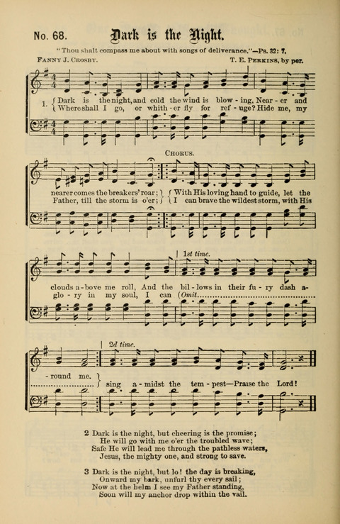 Gospel Melodies New and Old: For use in the Universalist Church page 68