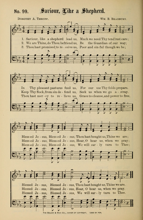 Gospel Melodies New and Old: For use in the Universalist Church page 98