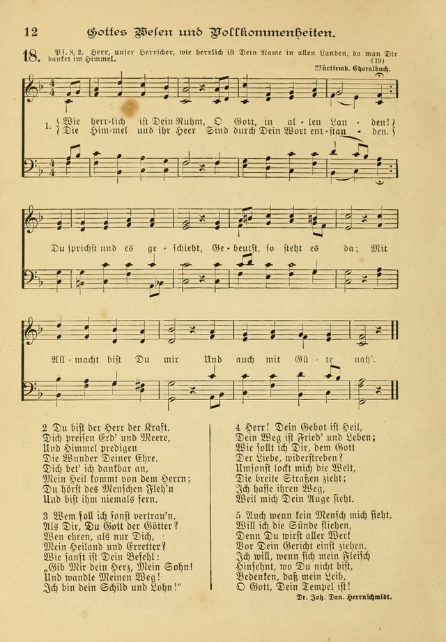 Gesangbuch mit Noten: herausgegeben von der Allgemeinen Conferenz der Mennoniten von Nord-Amerika page 12