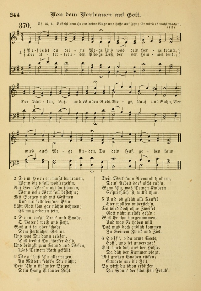 Gesangbuch mit Noten: herausgegeben von der Allgemeinen Conferenz der Mennoniten von Nord-Amerika page 244