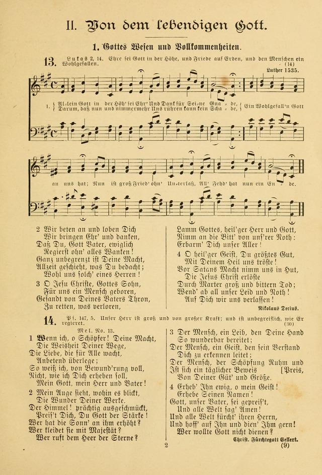 Gesangbuch mit Noten: herausgegeben von der Allgemeinen Conferenz der Mennoniten von Nord-Amerika page 9