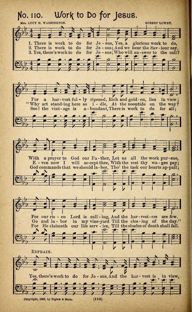 The Glad Refrain for the Sunday School: a new collection of songs for worship page 106