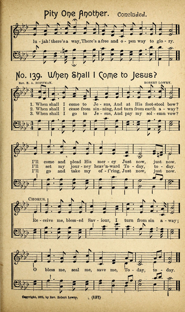 The Glad Refrain for the Sunday School: a new collection of songs for worship page 133