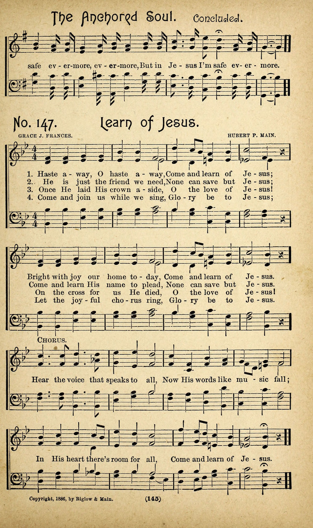 The Glad Refrain for the Sunday School: a new collection of songs for worship page 141