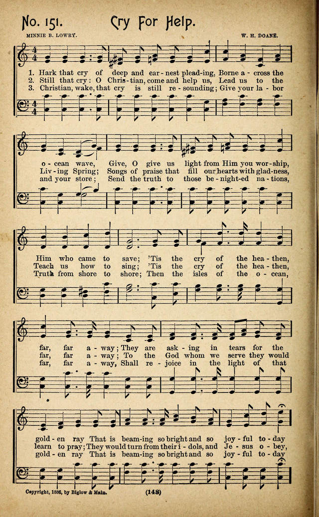 The Glad Refrain for the Sunday School: a new collection of songs for worship page 144