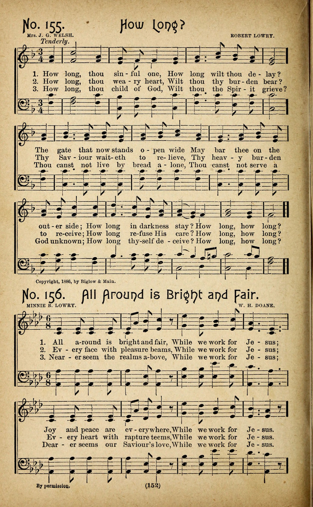 The Glad Refrain for the Sunday School: a new collection of songs for worship page 148