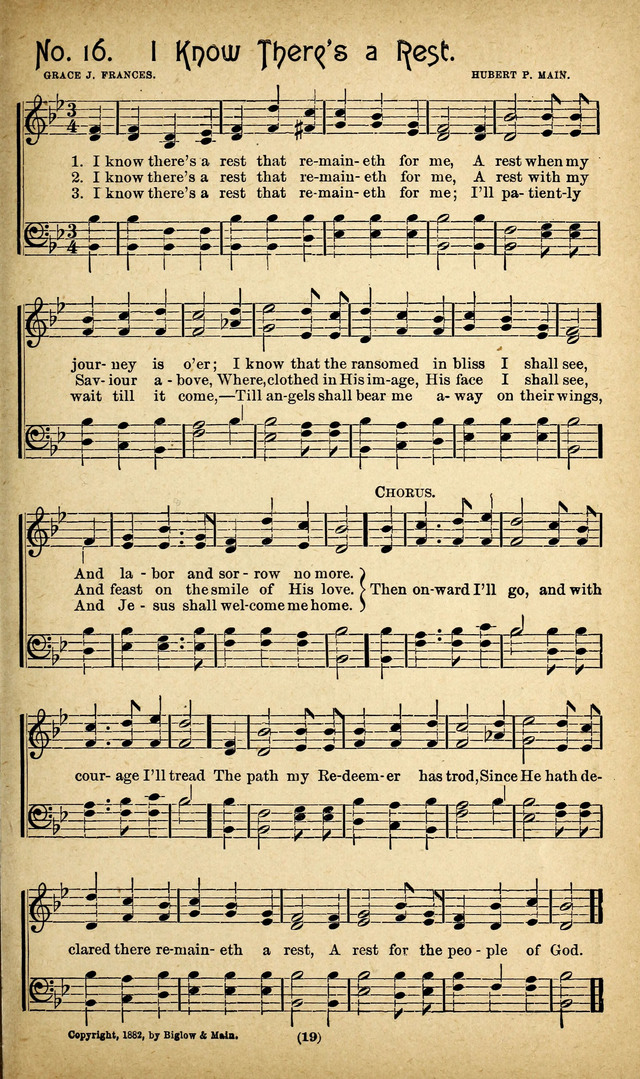 The Glad Refrain for the Sunday School: a new collection of songs for worship page 15