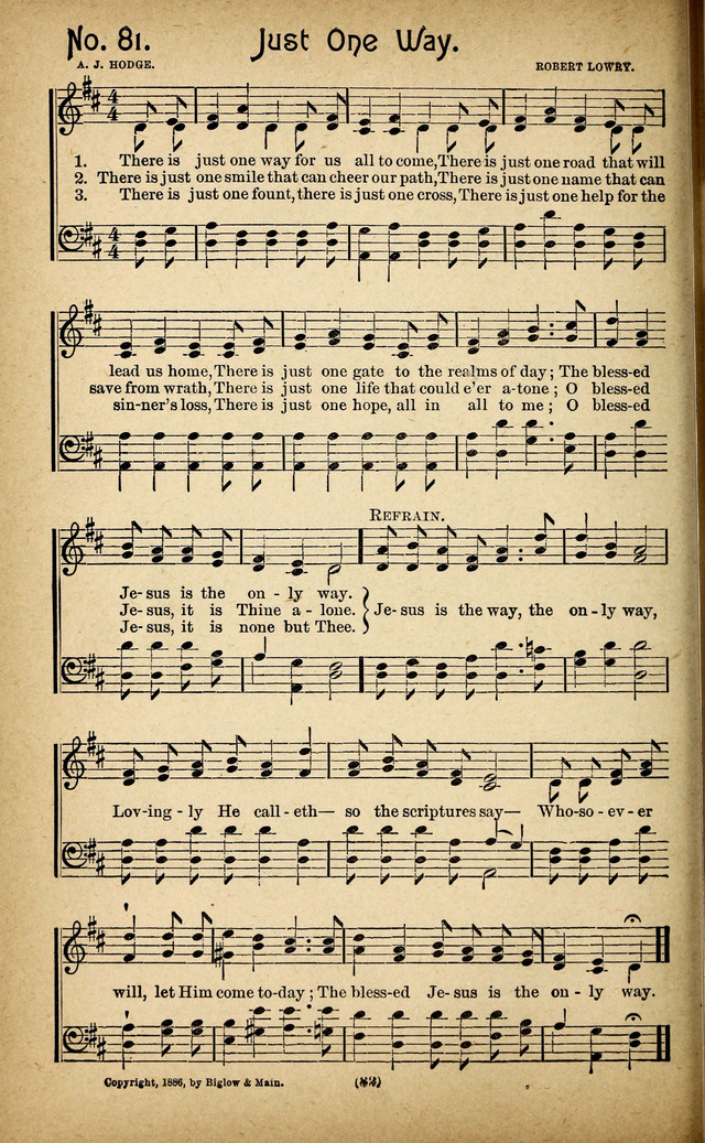 The Glad Refrain for the Sunday School: a new collection of songs for worship page 78