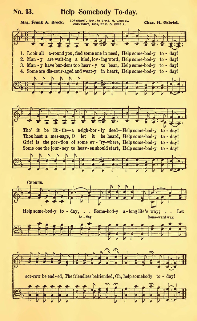 Great Revival Hymns No. 2 page 13