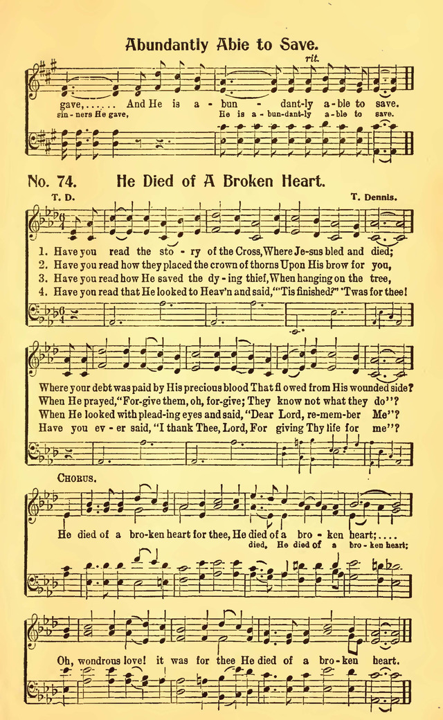 Great Revival Hymns No. 2 page 75