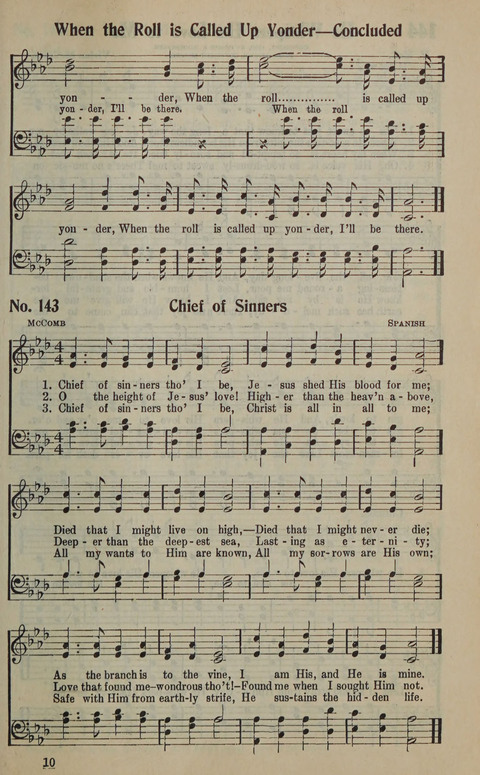 The Gospel in Song: as used in the Anderson Gospel Crusades page 147