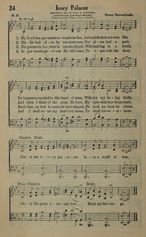 The Gospel in Song: as used in the Anderson Gospel Crusades page 28