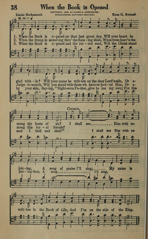 The Gospel in Song: as used in the Anderson Gospel Crusades page 42