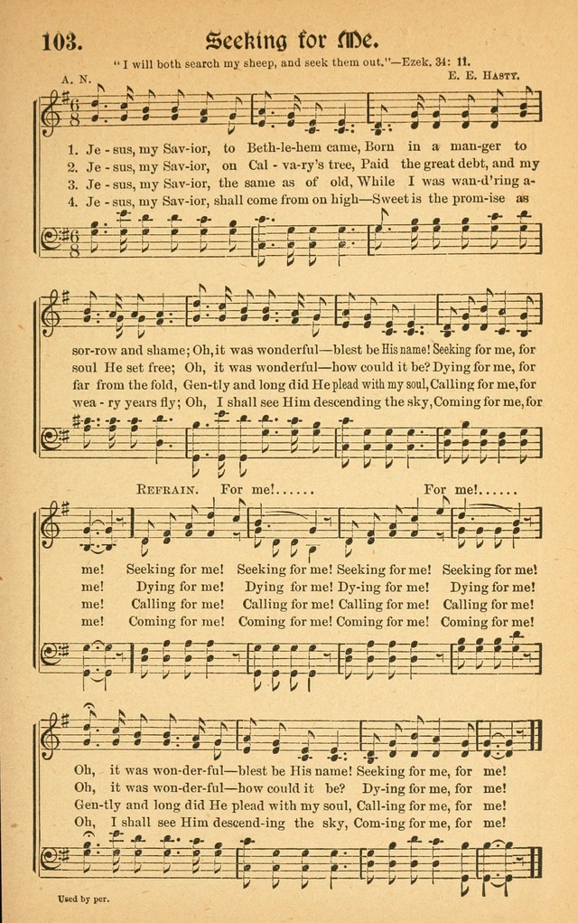 Gospel Songs of Grace and Glory page 108