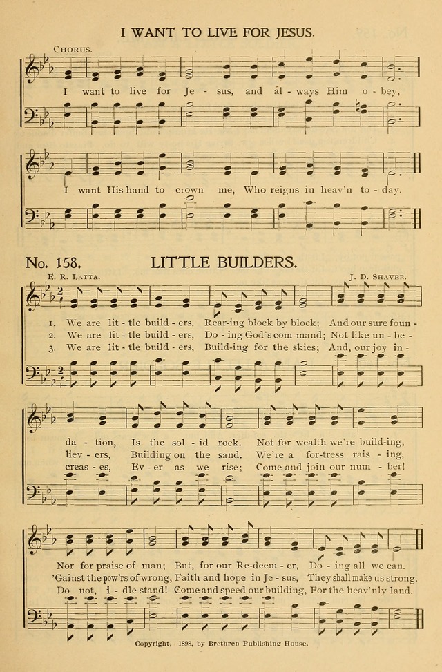 Gospel Songs and Hymns No. 1: for the sunday school, prayer meeting, social meeting, general song service page 163