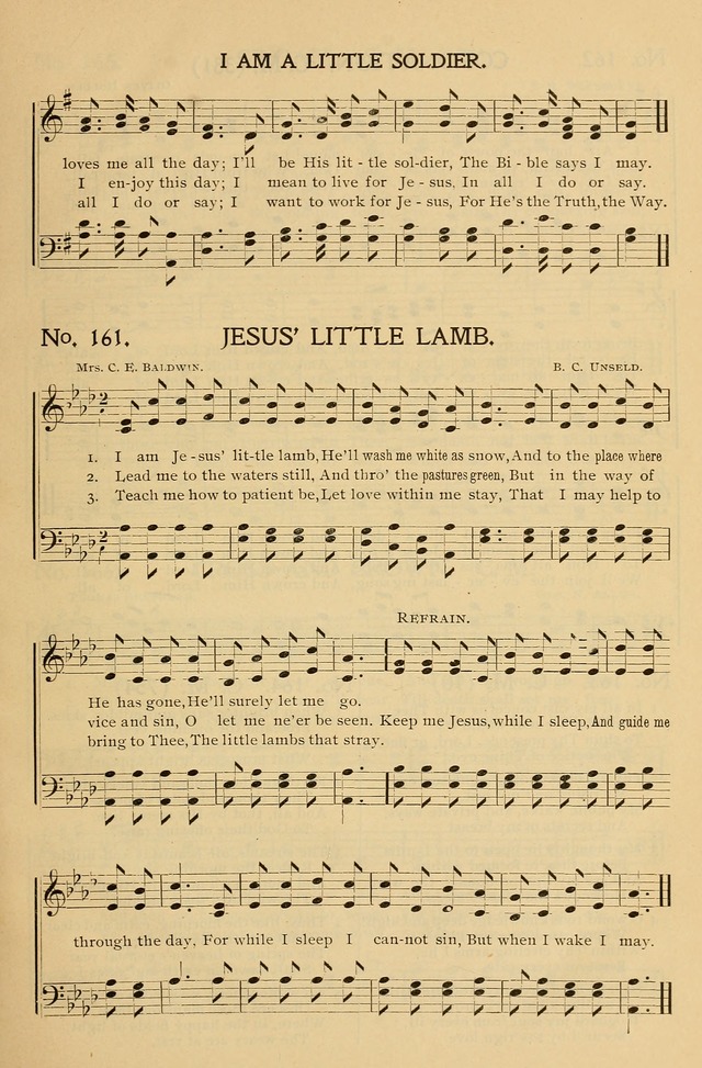 Gospel Songs and Hymns No. 1: for the sunday school, prayer meeting, social meeting, general song service page 165