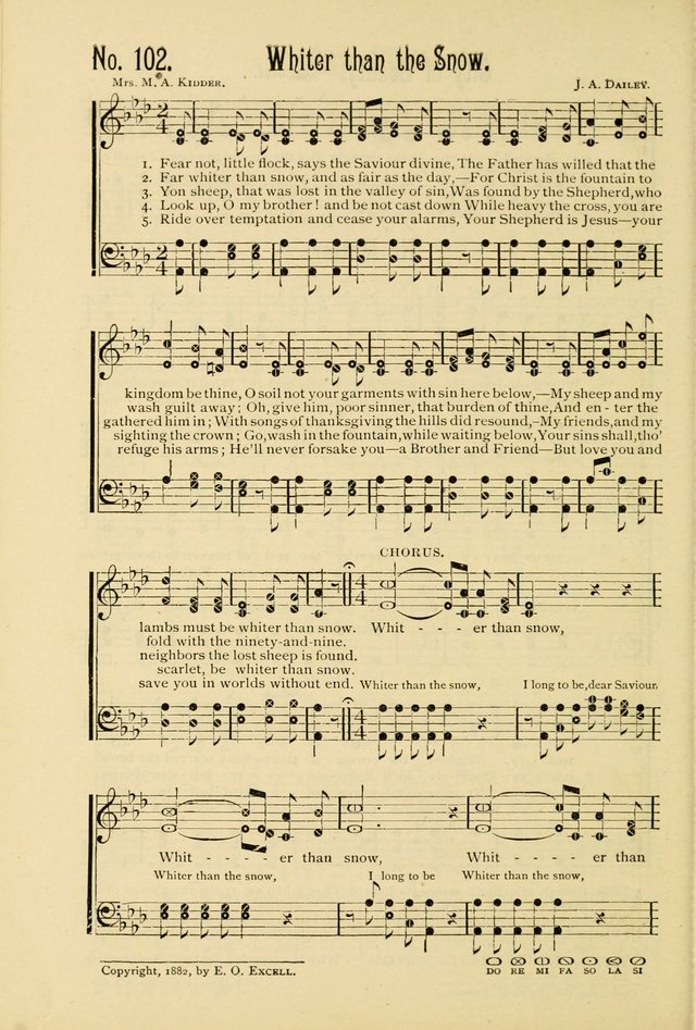 The Gospel in Song: combining "Sing the Gospel", "Echoes of Eden", and Other Selected Songs and Solos for the Sunday school page 102