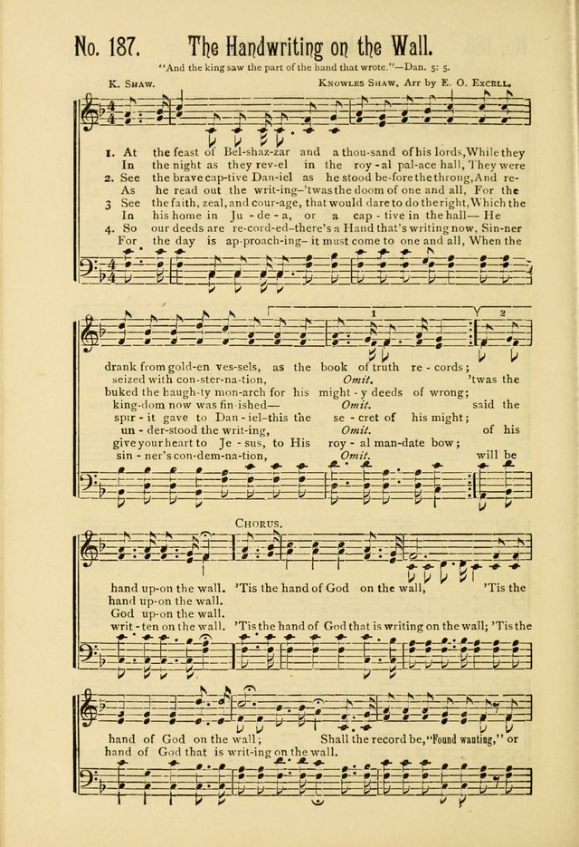 The Gospel in Song: combining "Sing the Gospel", "Echoes of Eden", and Other Selected Songs and Solos for the Sunday school page 166