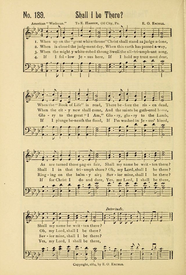 The Gospel in Song: combining "Sing the Gospel", "Echoes of Eden", and Other Selected Songs and Solos for the Sunday school page 168