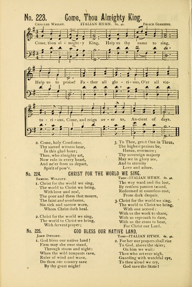 The Gospel in Song: combining "Sing the Gospel", "Echoes of Eden", and Other Selected Songs and Solos for the Sunday school page 198