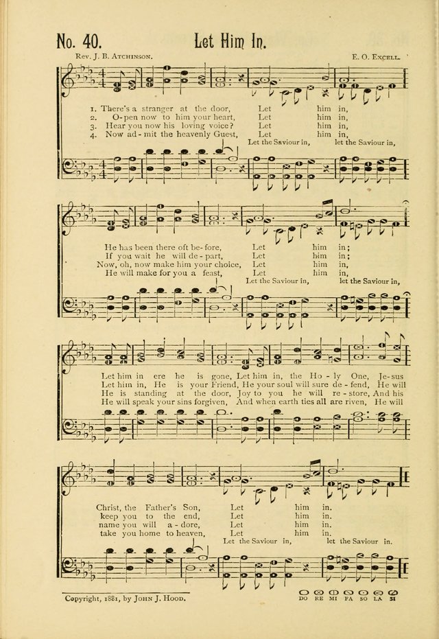 The Gospel in Song: combining "Sing the Gospel", "Echoes of Eden", and Other Selected Songs and Solos for the Sunday school page 40