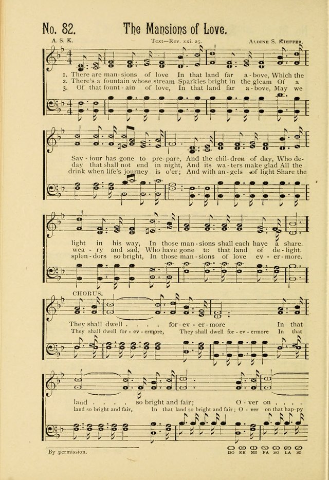 The Gospel in Song: combining "Sing the Gospel", "Echoes of Eden", and Other Selected Songs and Solos for the Sunday school page 82