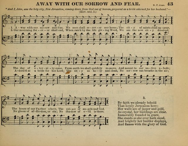 The Guiding Star for Sunday Schools: a new collection of Sunday school songs, together with a great variety of anniversary pieces written expressly for this worke page 45