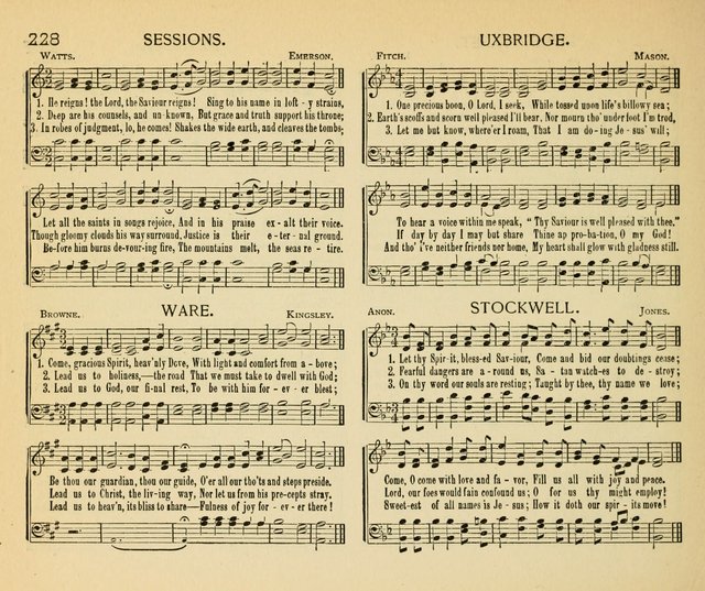 The Gospel Song Sheaf: for Sunday schools and young peoples meetings, comprising primary songs, intermediate songs, gospel and special songs, and old hymns and tunes page 228