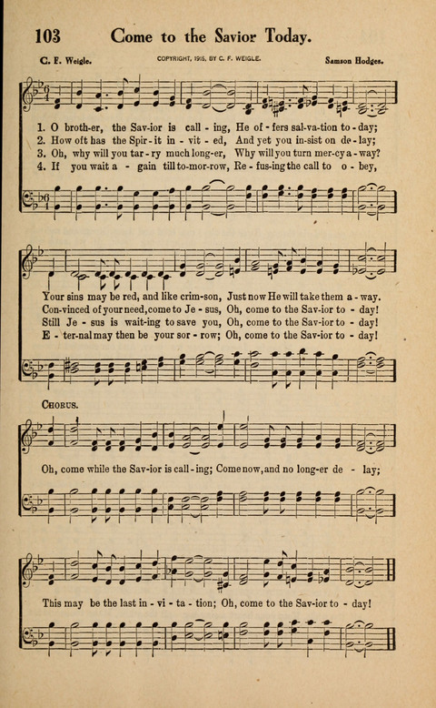 Great Tabernacle Hymns page 103