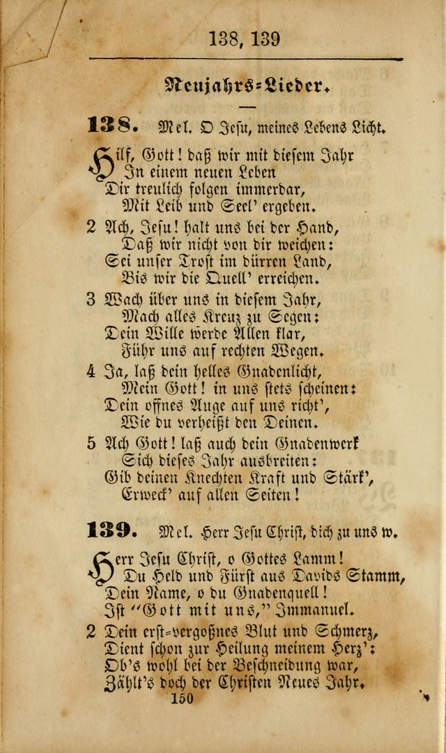 Geistliche viole: oder eine kleine Sammlung Geistreicher Lieder zum Gebrauch der Evangelischen Gemeinschaft und heilsuchender Seelen uberhaupt. page 153