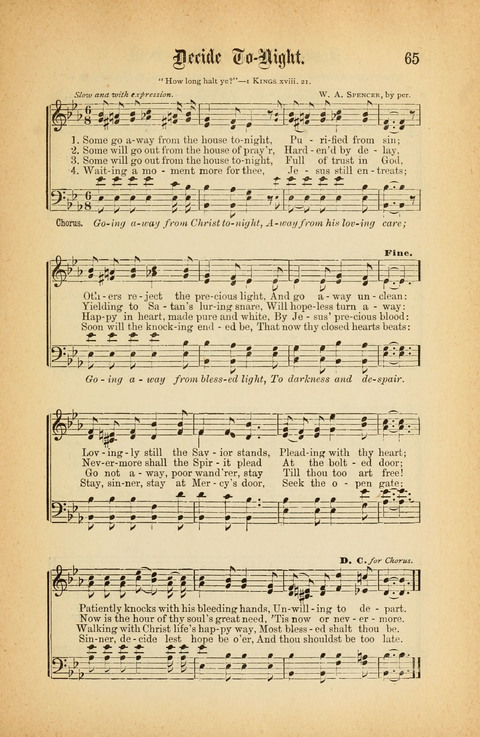 Good Will : A Collection of New Music for Sabbath Schools and Gospel Meetings page 63
