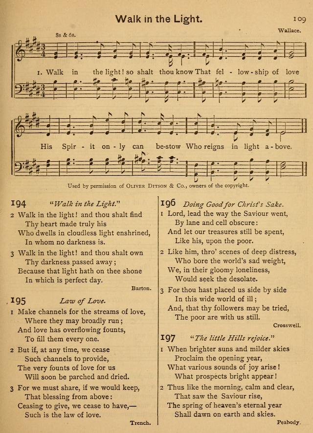 Good-Will Songs: a Compilation of Hymns and Tunes page 110