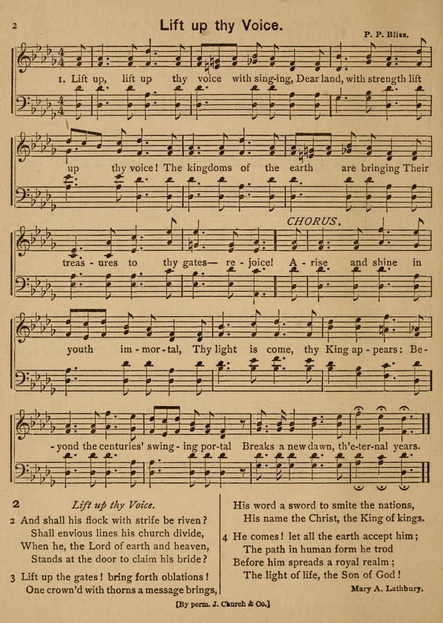 Good-Will Songs: a Compilation of Hymns and Tunes page 3