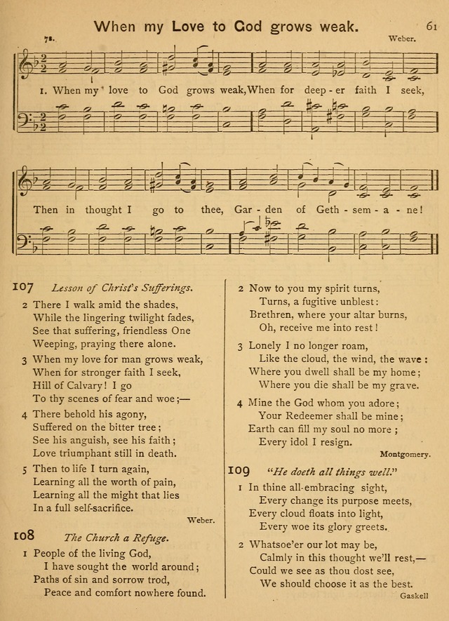 Good-Will Songs: a Compilation of Hymns and Tunes page 62