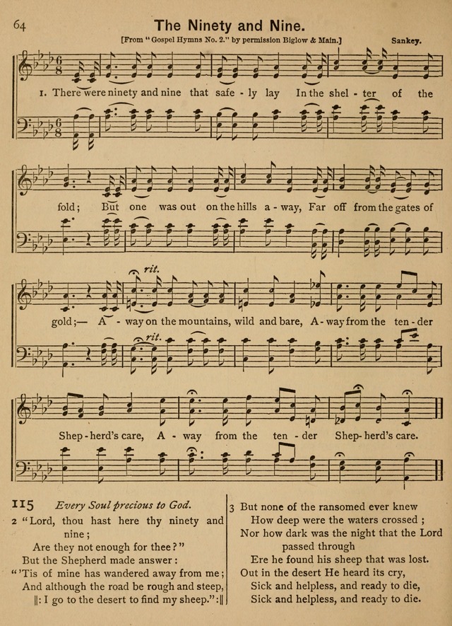 Good-Will Songs: a Compilation of Hymns and Tunes page 65