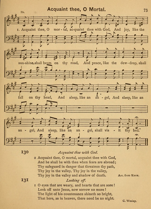 Good-Will Songs: a Compilation of Hymns and Tunes page 74