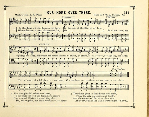 The Gem of Gems: a choice collection of sacred songs, original and selected, for the use of Sunday-Schools, Bible Classes and Social Worship page 111