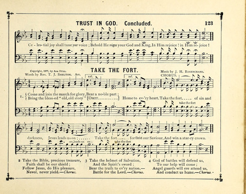 The Gem of Gems: a choice collection of sacred songs, original and selected, for the use of Sunday-Schools, Bible Classes and Social Worship page 123