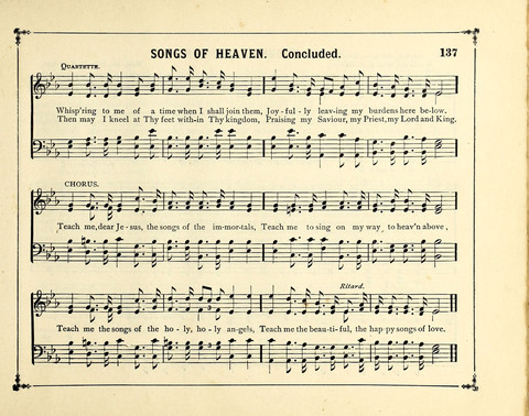 The Gem of Gems: a choice collection of sacred songs, original and selected, for the use of Sunday-Schools, Bible Classes and Social Worship page 137