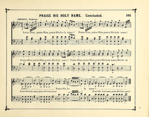 The Gem of Gems: a choice collection of sacred songs, original and selected, for the use of Sunday-Schools, Bible Classes and Social Worship page 165