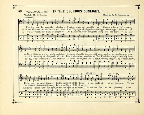 The Gem of Gems: a choice collection of sacred songs, original and selected, for the use of Sunday-Schools, Bible Classes and Social Worship page 58