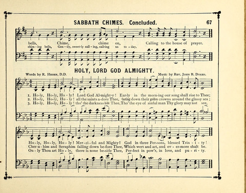 The Gem of Gems: a choice collection of sacred songs, original and selected, for the use of Sunday-Schools, Bible Classes and Social Worship page 67