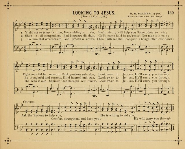 Garlands of Praise: a choice collection of original and selected hymns and tunes suitable for Sunday-Schools, Bible classes and the home circle page 144