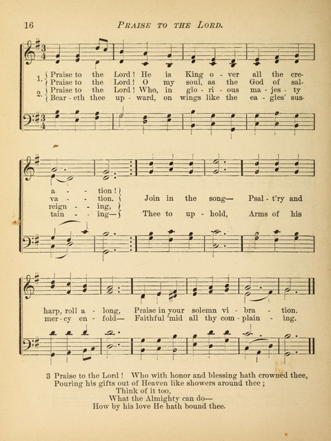 The Hosanna: a book of hymns, songs, chants, and anthems for children page 16