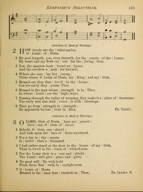 The Hosanna: a book of hymns, songs, chants, and anthems for children page 169